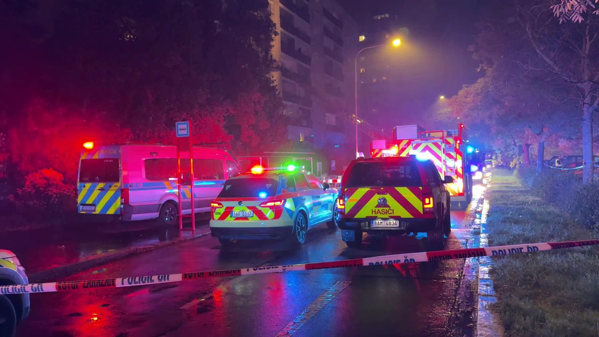 Na Spořilově hořelo, z bytu šlehaly plameny